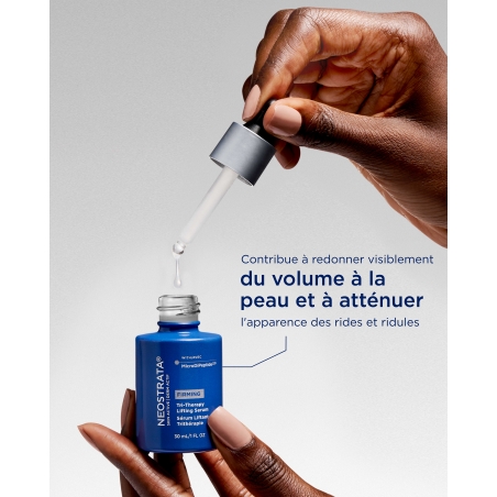 MicroDiPeptide 0,4%, Aminofil 0,5% et acide hyaluronique 0,5% : la formule du sérum volumateur Neostrata