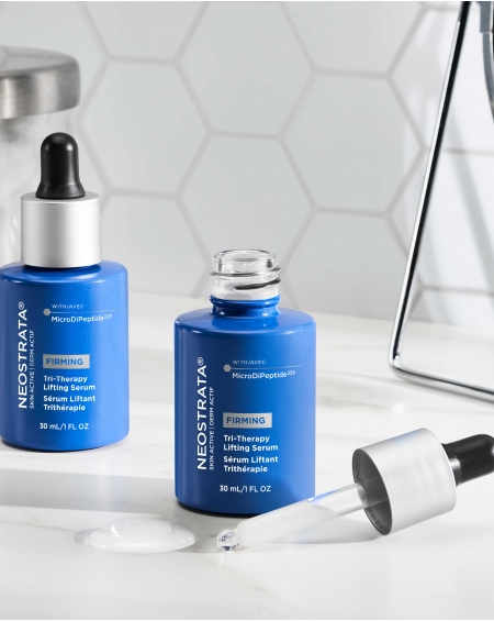 Sérum Liftant Trithérapie Neostrata Skin Active, sérum volumateur 3D anti-âge, flacon pipette de 30 ml