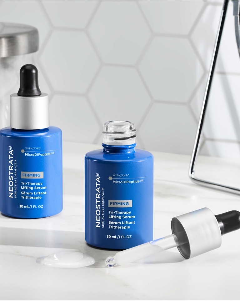 Sérum Liftant Trithérapie Neostrata Skin Active, sérum volumateur 3D anti-âge, flacon pipette de 30 ml