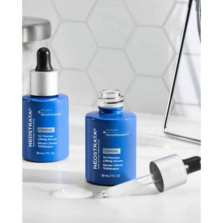 Sérum Liftant Trithérapie Neostrata Skin Active, sérum volumateur 3D anti-âge, flacon pipette de 30 ml