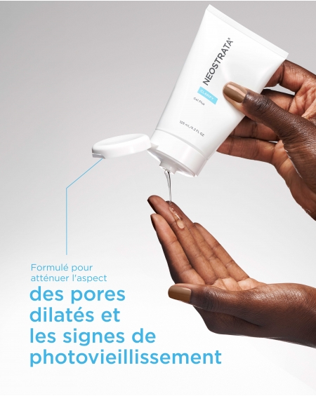 Gel AHA Neostrata pour affiner l'aspect des pores dilatés et le grain de peau des peaux grasses