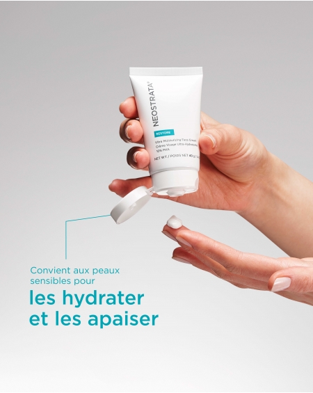 Crème hydratante Neostrata pour peaux normales, sèches et sensibles : apaise et hydrate l'aspect de la peau