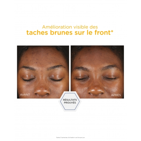Routine du matin Neostrata : le Sérum 15% Vitamine C + PHA, suivi d'une crème SPF 30 comme le Restructurant Matriciel