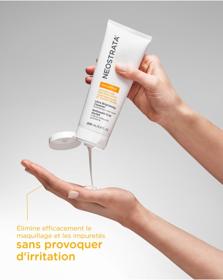 Nettoyant Éclat Parfait Neostrata Enlighten, crème nettoyante exfoliante pour un teint plus uniforme, tube de 100 ml